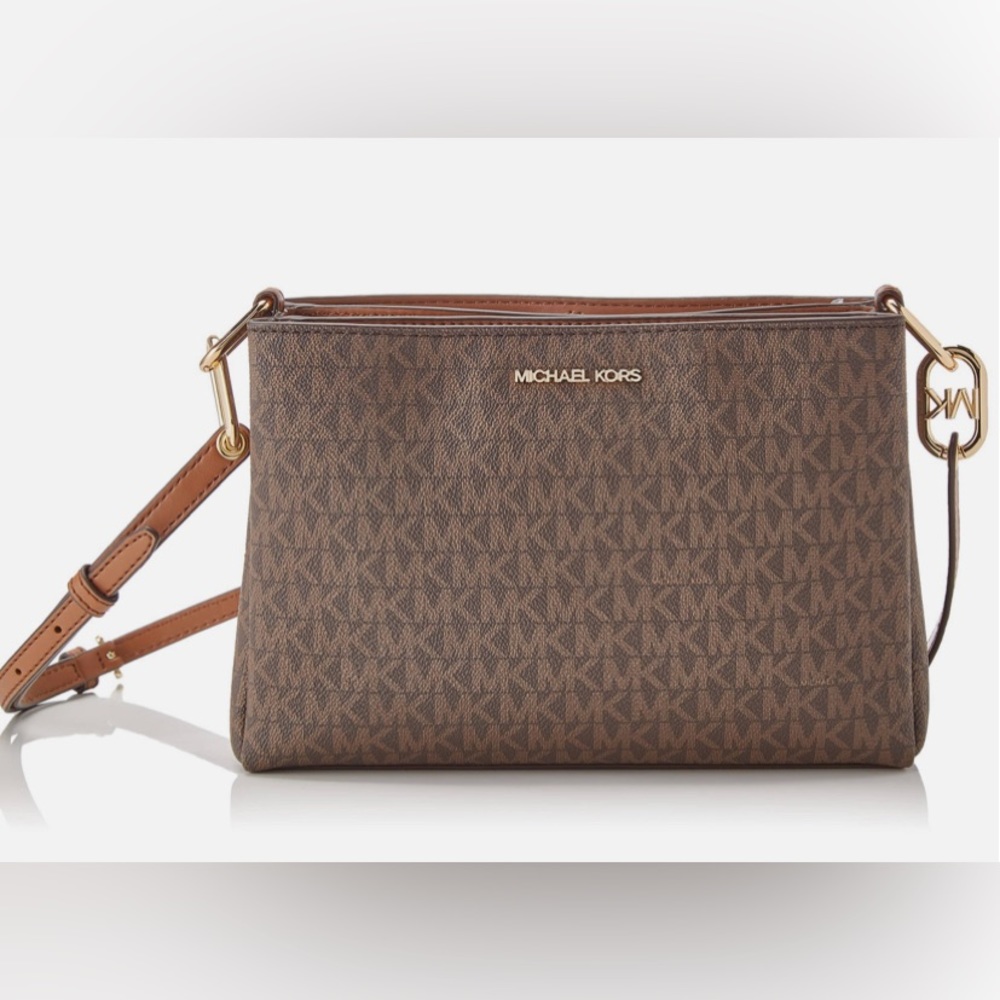 MICHAEL KORS Trisha Medium Logo Crossbody Bag